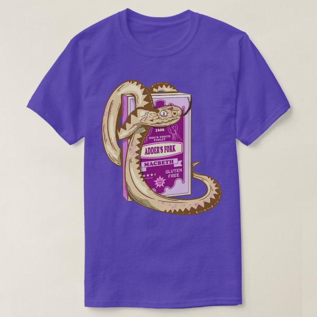 Camiseta Adiciona Fork Macbeth Shakespeare (Frente do Design)