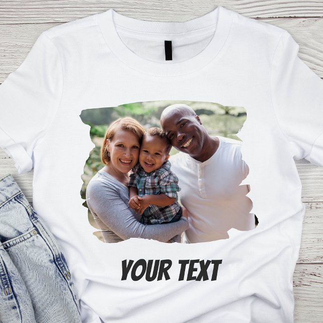 Camiseta Adicionar Foto E Texto Personalizado (Criador carregado)