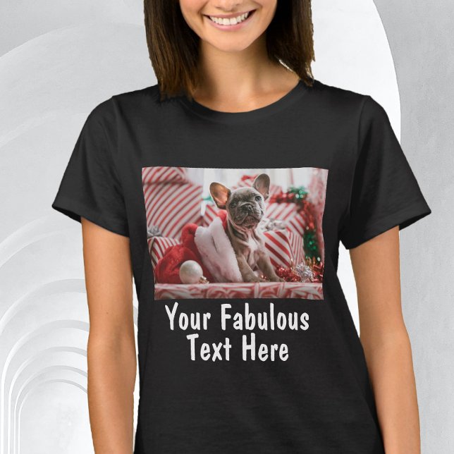Camiseta Adicionar Foto e Texto Personalizado (Criador carregado)