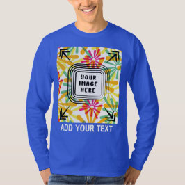 Camiseta Adicionar Foto Personalizada e Texto Personalizáve