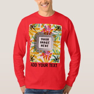 Camiseta Adicionar Foto Personalizada e Texto Personalizáve