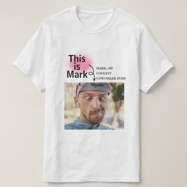 Camiseta Adicionar Foto Personalizada Mínima e Engraçada co (Frente do Design)