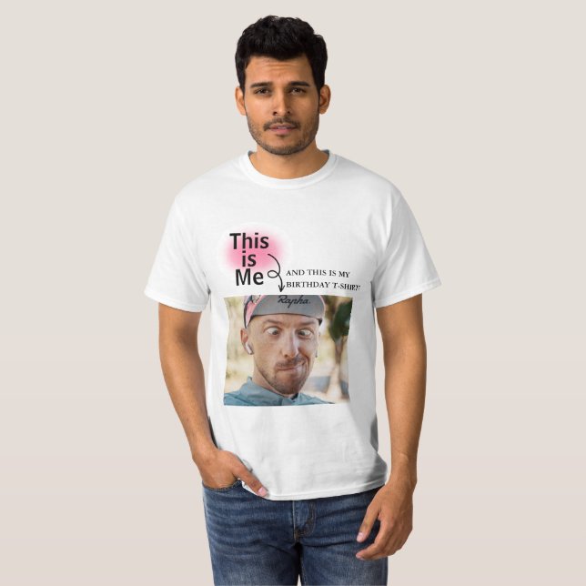Camiseta Adicionar Foto Personalizada Mínima e Engraçada co (Frente Completa)