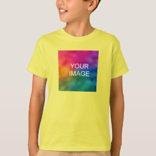 Camiseta Adicionar Imagem Design Modelo Boys Amarelos