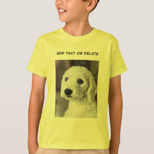 Camiseta Adicionar Imagens Fotográficas e Kids de Texto Ama