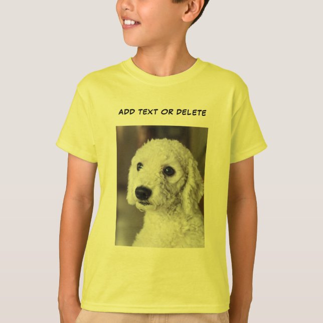 Camiseta Adicionar Imagens Fotográficas e Kids de Texto Ama (Frente)