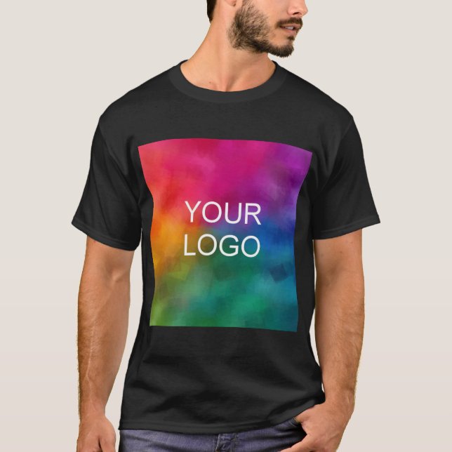 Camiseta Adicionar logotipo de imagem Modelo personalizado (Frente)