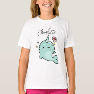 Camiseta Adicionar nome à Festa de aniversário Narral, aman