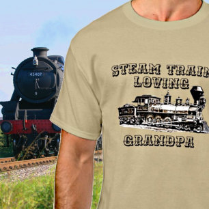 Camiseta Adicionar Nome Alterar Texto Comboio A Vapor Adora