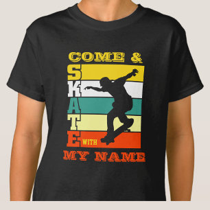 Camiseta Adicionar Nome Alterar Texto Vir & Skate Com Meu N