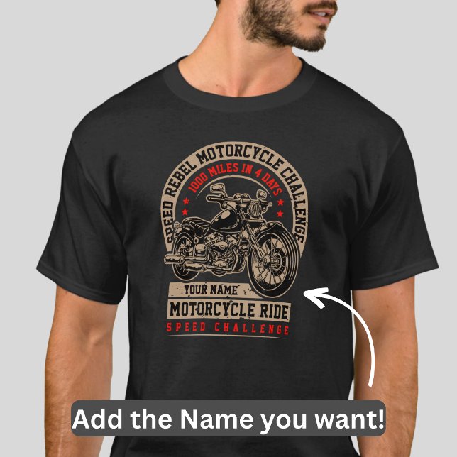 Camiseta Adicionar Nome Alterar Velocidade do Texto Rebel D (Criador carregado)