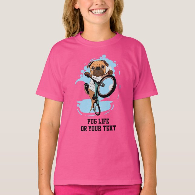 Camiseta Adicionar Nome Cachorro de Cachorro de Cachorro de (Frente)