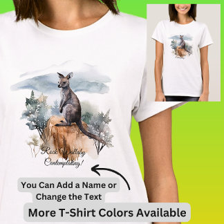 Camiseta Adicionar Nome Editar Texto - Rock Wallaby Waterco