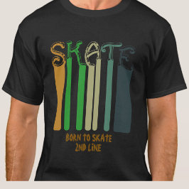 Camiseta Adicionar nome ou texto - SKATE - Nascer ao Skate
