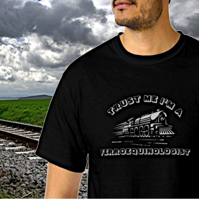 Camiseta Adicionar NOME TEXT - Confie em mim sou um Ferroeq (Criador carregado)