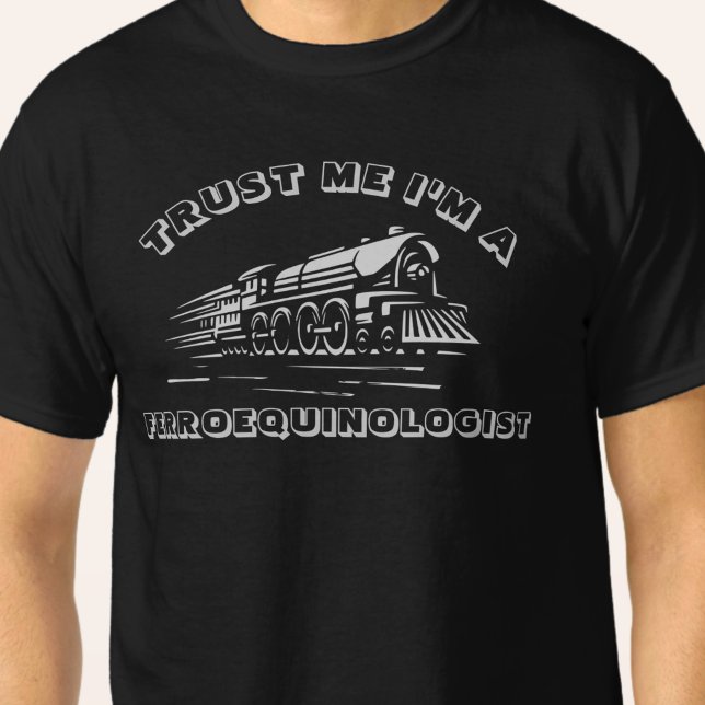 Camiseta Adicionar NOME TEXT - Confie em mim sou um Ferroeq (Criador carregado)