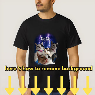 CAMISETA ADICIONAR OS ANIMAIS PERSONALIZADOS DO GATO