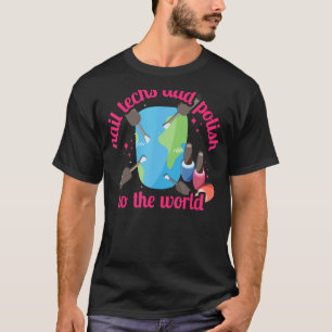 Camiseta Adicionar polidor ao técnico de unhas Manicurist m