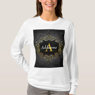 Camiseta Adicionar seu nome e inicial