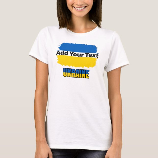 Camiseta Adicionar seu texto - Camisa-T (Frente)