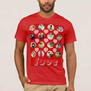 Camiseta Adicionar sua própria foto Fotos personalizadas x