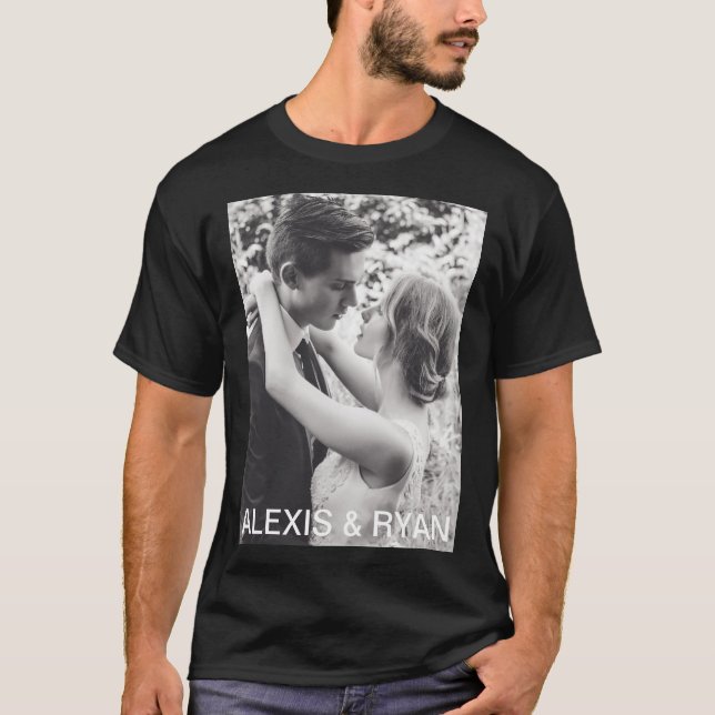 Camiseta Adicionar Sua Própria Foto Personalizada (Frente)