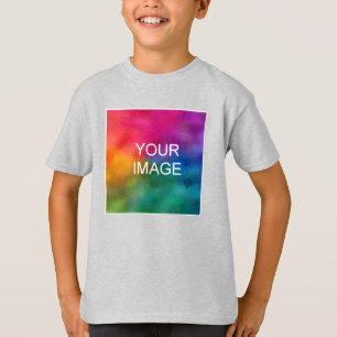 Camiseta Adicionar Texto Enviar Foto Crianças Jovens Menino
