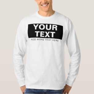 Camiseta Adicionar Texto Personalizado Nome Foto Masculino