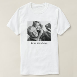 Camiseta Adicionar Texto Próprio Foto Personalizada Carreg