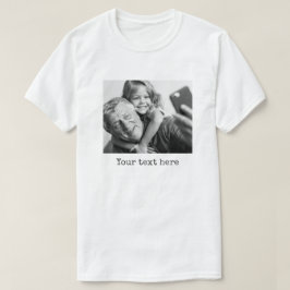 Camiseta Adicionar Texto Próprio Foto Personalizada Carrega