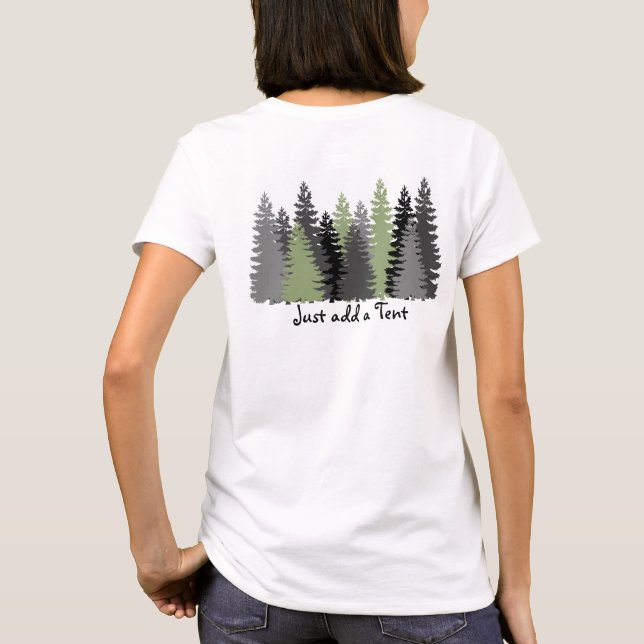 Camiseta Adicionar um stent (Verso)