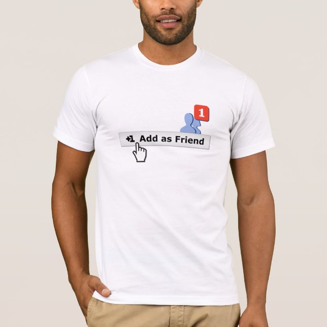 Camiseta Adicione como o amigo (Frente)