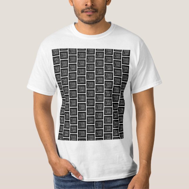 Camiseta Adicione o logotipo da sua empresa, foto ou Design (Frente)