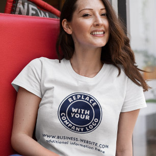 Camiseta Adicione o logotipo da sua empresa Site Funcionári
