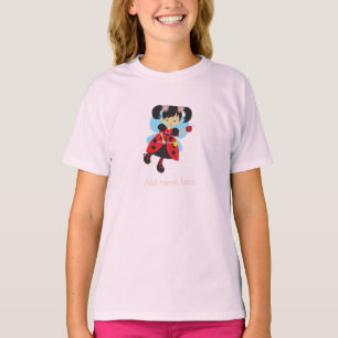 Camiseta Adicione o nome Bonito Girly Fairy Princess T shir
