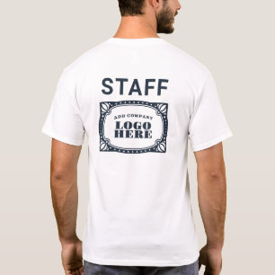 Camiseta Adicione o nome do logotipo da marca da sua empres