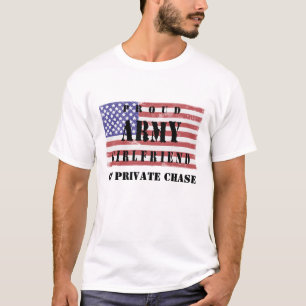 Camiseta Adicione Seu Namorado SName Proud Army Namorada