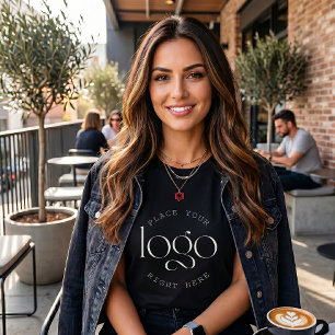 Camiseta Adicione Seu Próprio Logotipo Empresarial Personal