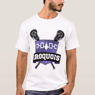 Camiseta Adicione seu próprio T Iroquois do Lacrosse do