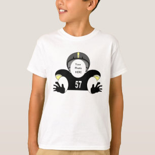 Camiseta Adicione seu próprio T-Shirt da Cara de futebol