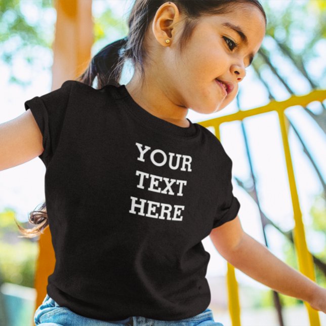 Camiseta Adicione seu próprio texto personalizado aqui pret (Criador carregado)