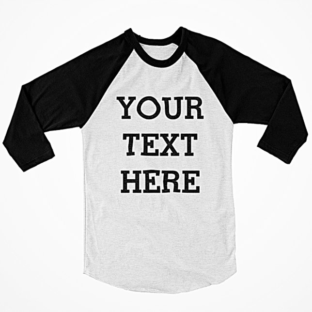 Camiseta Adicione seu próprio texto personalizado aqui pret (Criador carregado)