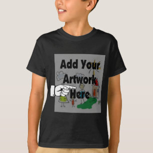 Camiseta Adicione seu próprio Trabalho de arte ou Trabalho