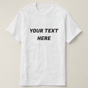 Camiseta Adicione Seu Texto Aqui Personalizado