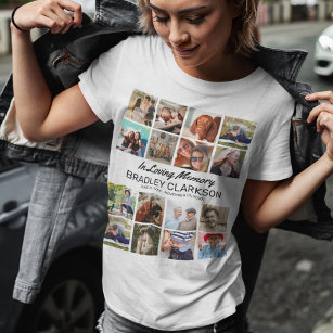 Camiseta Adicione suas fotos e texto personalizado
