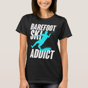 Camiseta Adicto a esqui Refoot Humorístico Esporte Aquático