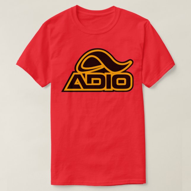 Camiseta Adio Skateboarding Yellow (Frente do Design)