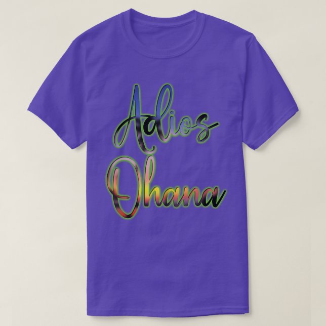 Camiseta Adios Ohana (Frente do Design)