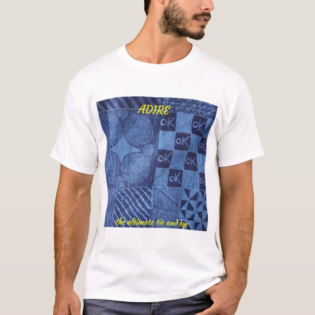 Camiseta ADIRE - O Tecido Original (Frente)