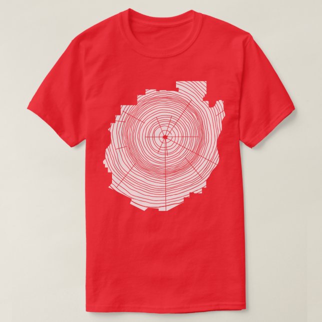 Camiseta Adirondack Mountain Adirondacks Park Tree Rings (Frente do Design)